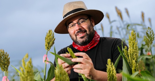 CUTLINE: James Schnable, Nebraska Corn Presidential Chair and professor of agronomy and horticulture at the University of Nebraska–Lincoln, has earned the 2026 National Academy of Sciences Prize in Food and Agriculture Sciences. He is the youngest researcher to receive the award. (Craig Chandler/University Communication and Media