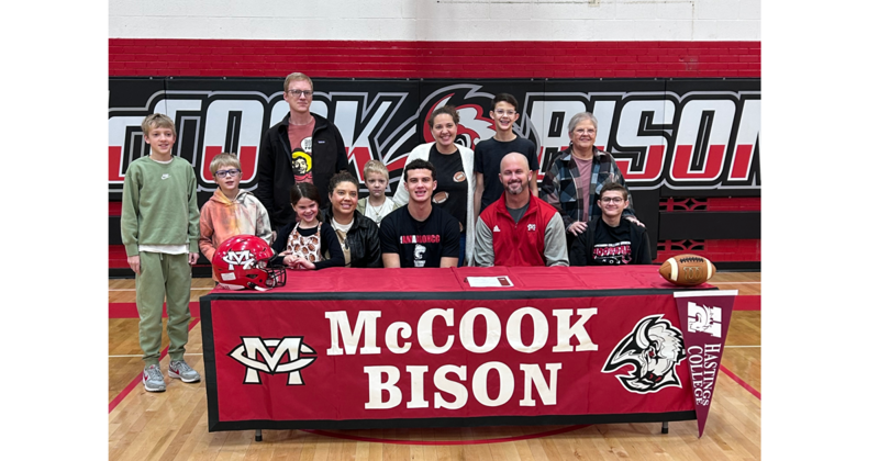 McCook Football Standout Oliver Corbett Signs With Hastings College